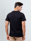 Men's 100% Cotton Crew Neck Jet Black