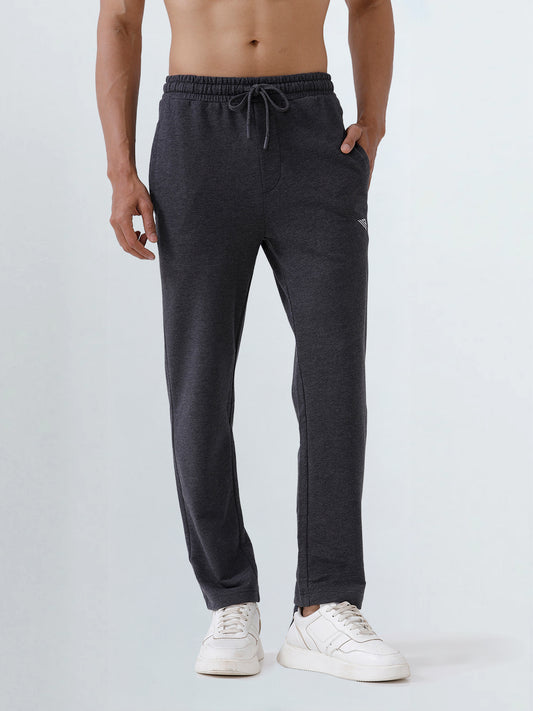 Men's Cotton Rich Regular Fit Track Charcoal