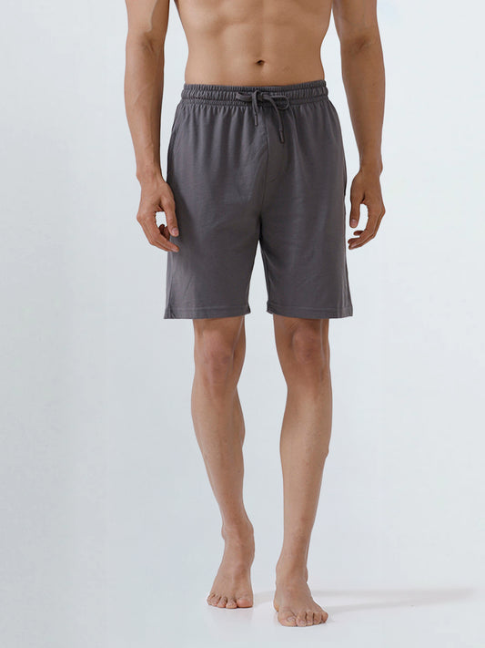 Men's Combed Cotton Expert Shorts Grey