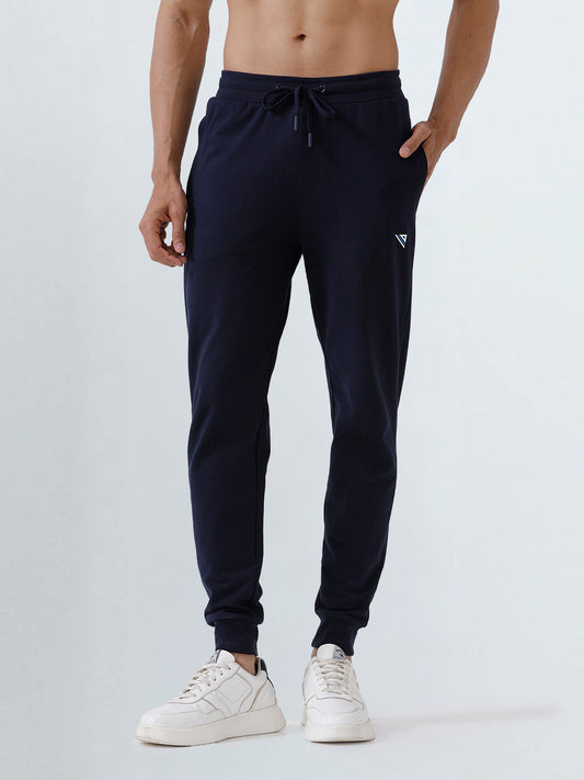Men's Combed Cotton Regular fit Jogger Navy