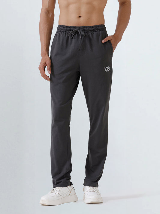 Men's Cotton Rich Regular Fit Track Dark Grey