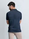 Men's Cotton Rich Pique Polo Navy