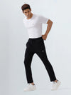 Men's Cotton Rich Regular Fit Track Black