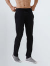 Men's Cotton Rich Slim Fit Track Black