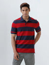 Men's Stripper Cotton Rich Polo Savvy Red
