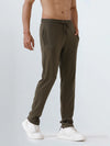 Men's Cotton Rich Slim Fit Track Olive Green