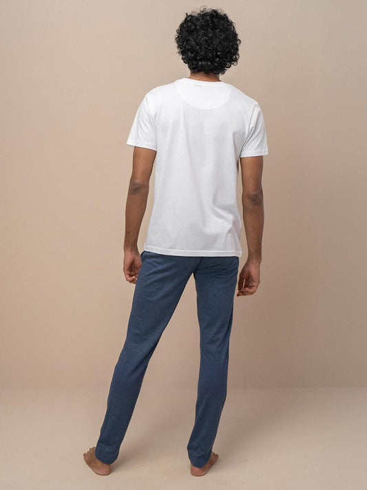 Men 100% Cotton Smart Fit Expert Tee White ET13