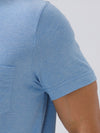 Men's Tencel Modal Fibers with Micro technology Polo Sky Heather