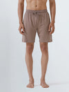 Men's Combed Cotton Expert Shorts Taupe Brown