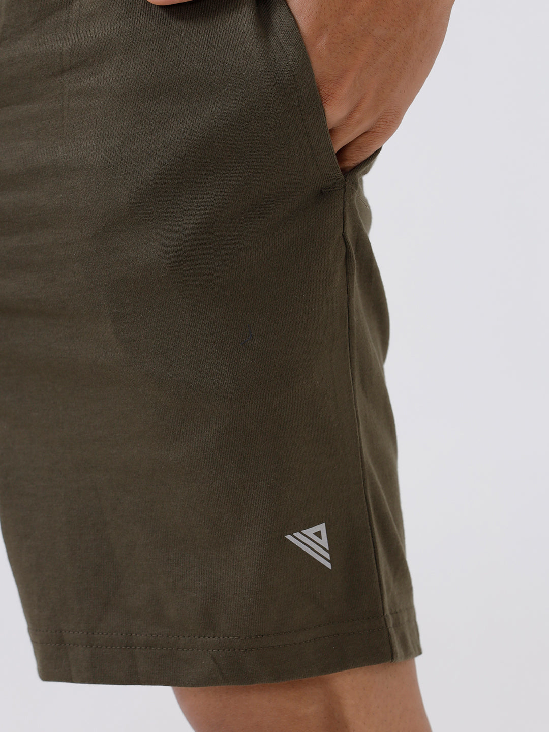 Men's Combed Cotton Expert Shorts Olive Green