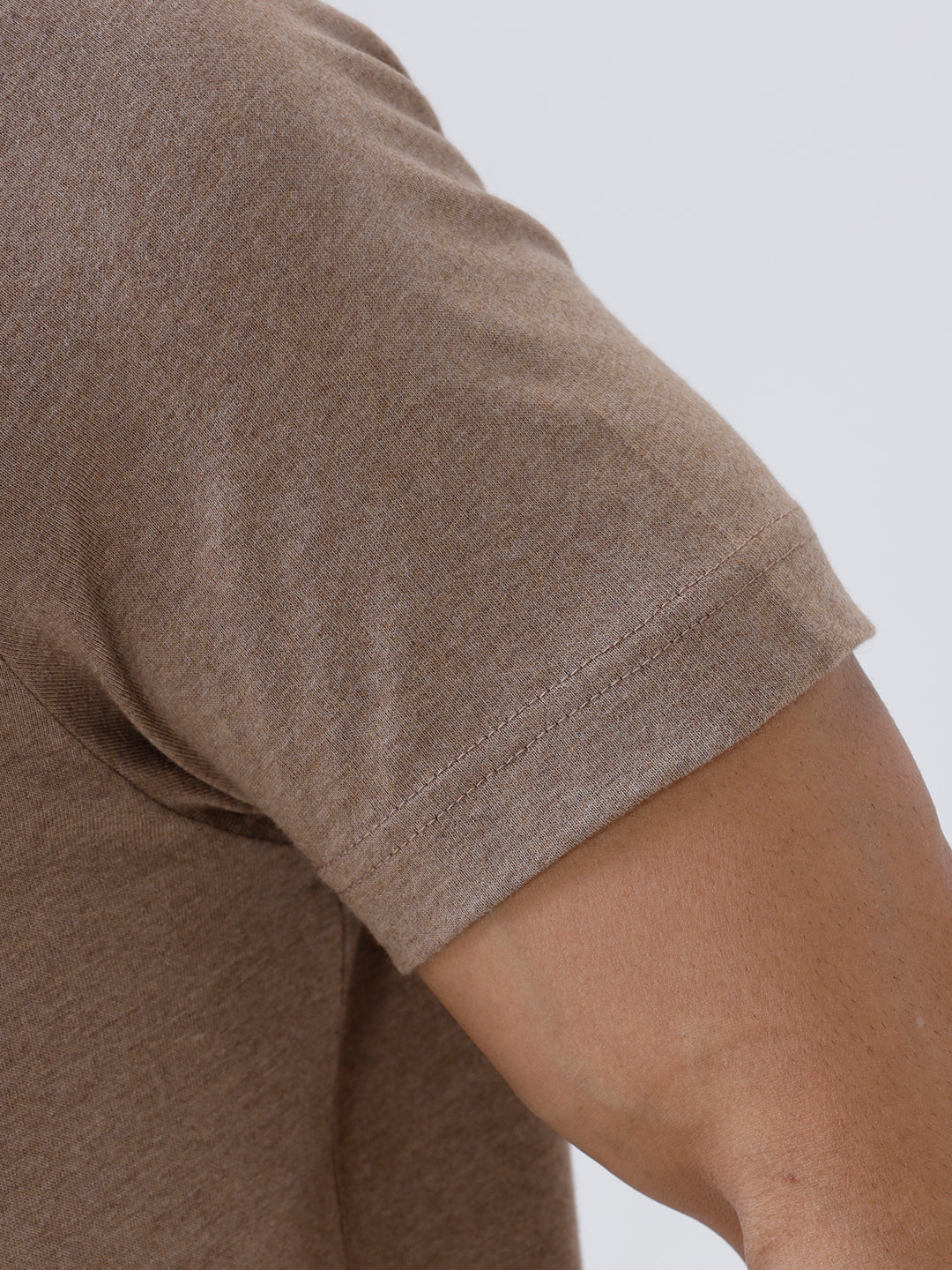 Men's Tencel Modal Fibers with Micro technology Polo Brown Heather