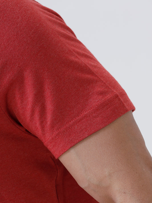Men's Tencel Modal Fibers with Micro technology Polo Heather Red