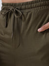 Men's Cotton Rich Regular Fit Track Olive