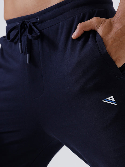 Men's Combed Cotton Regular fit Jogger Navy