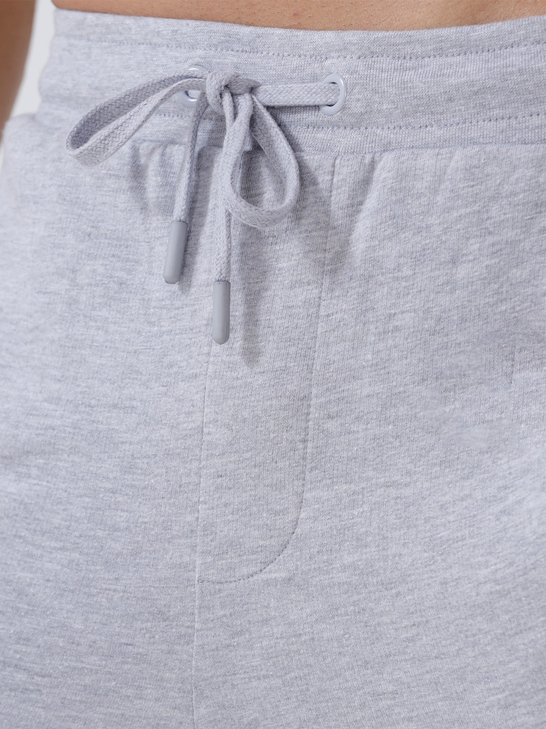 Men Combed Cotton Regular fit Jogger Grey Melange