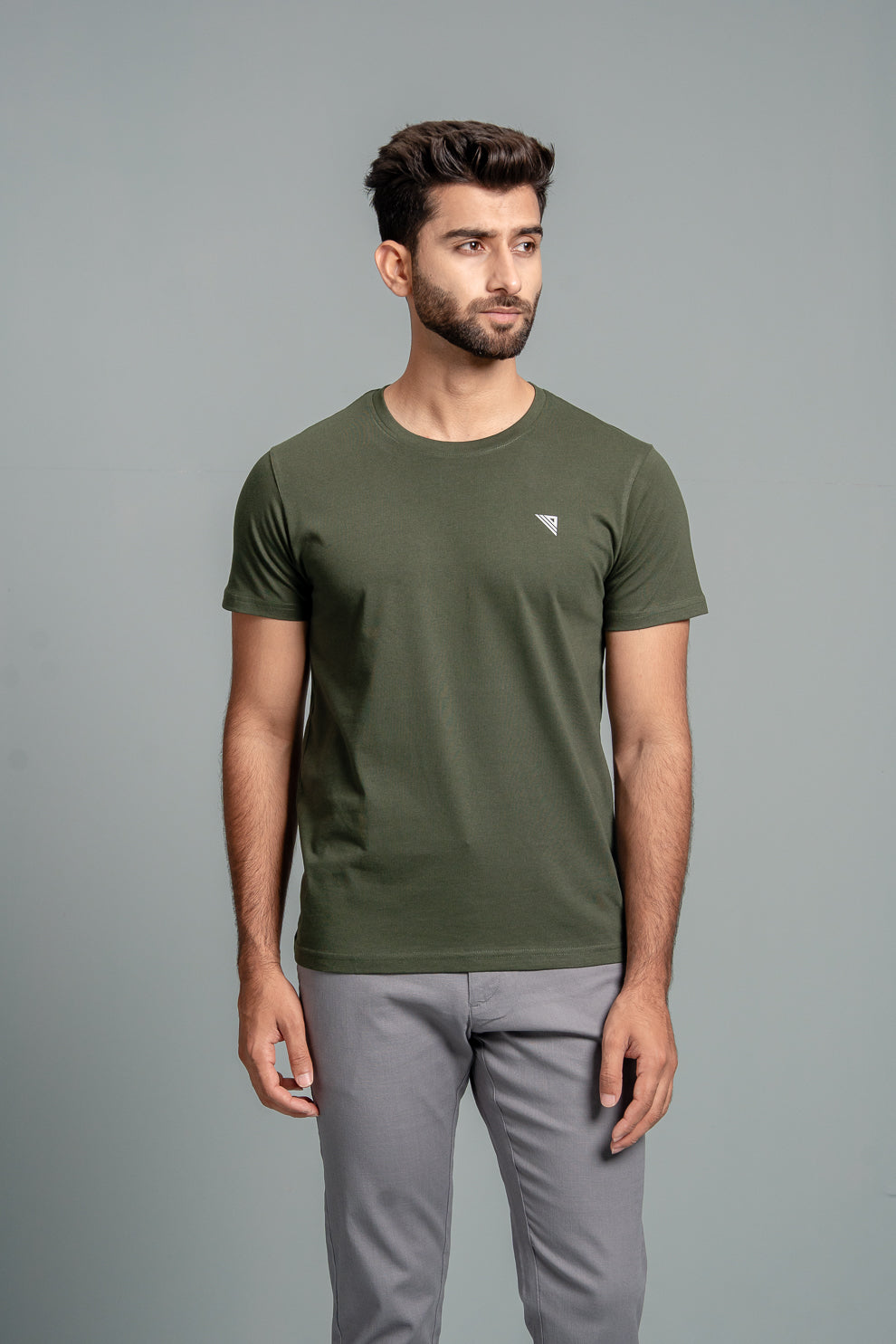 Crew Neck Tee Hunter Green