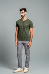 Crew Neck Tee Hunter Green