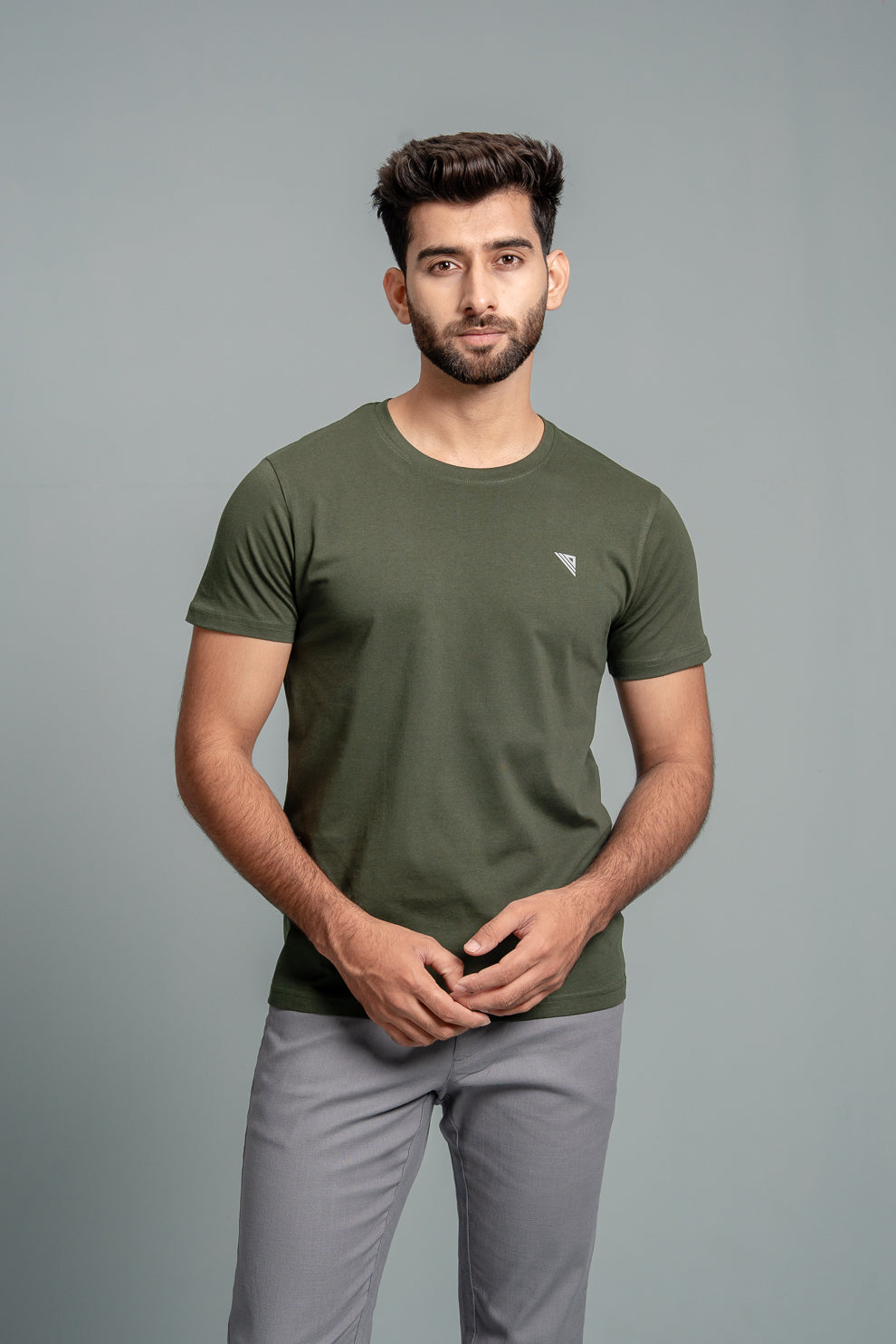 Crew Neck Tee Hunter Green