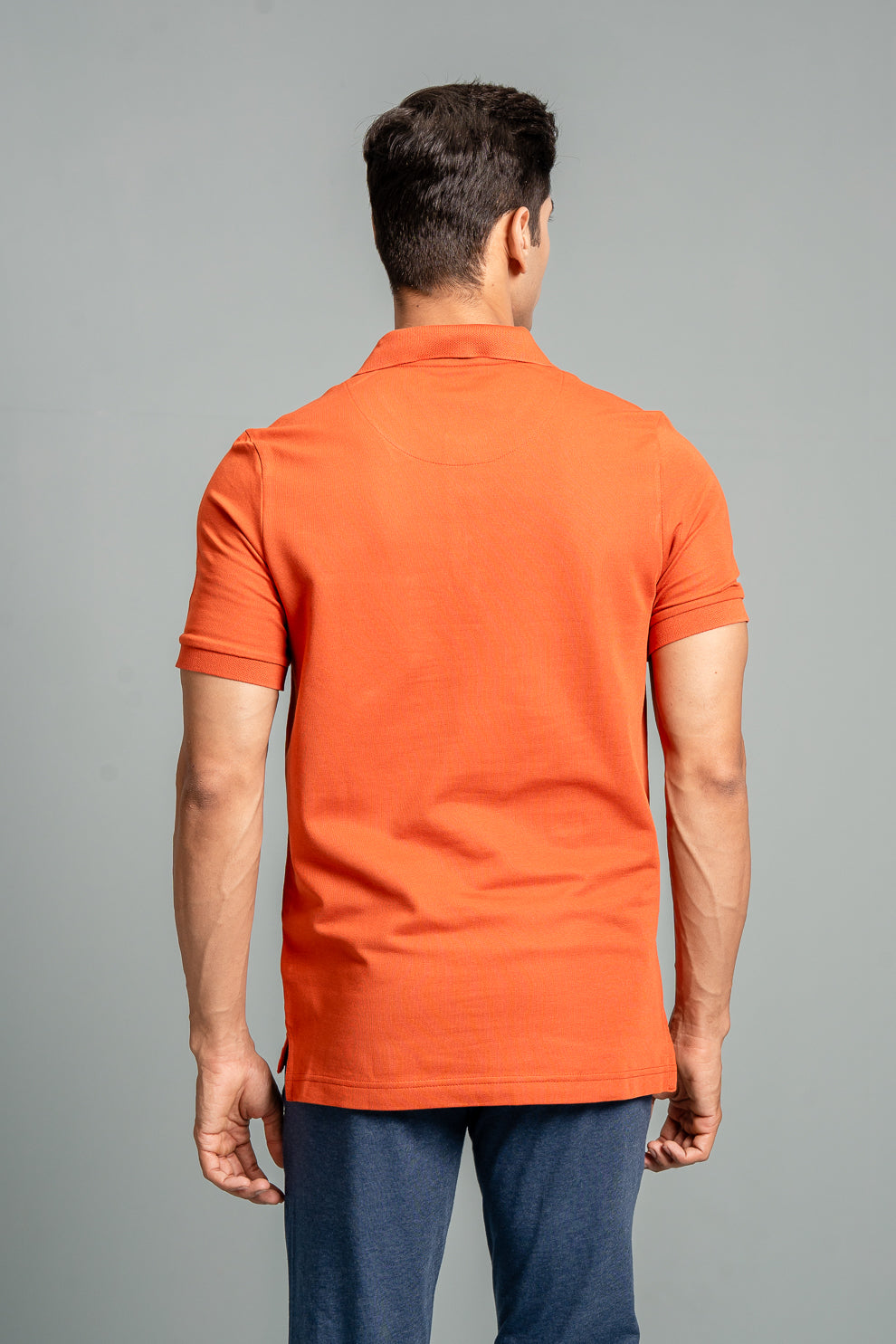 Men Expert Polo Tshirt with Pocket Orange EP23