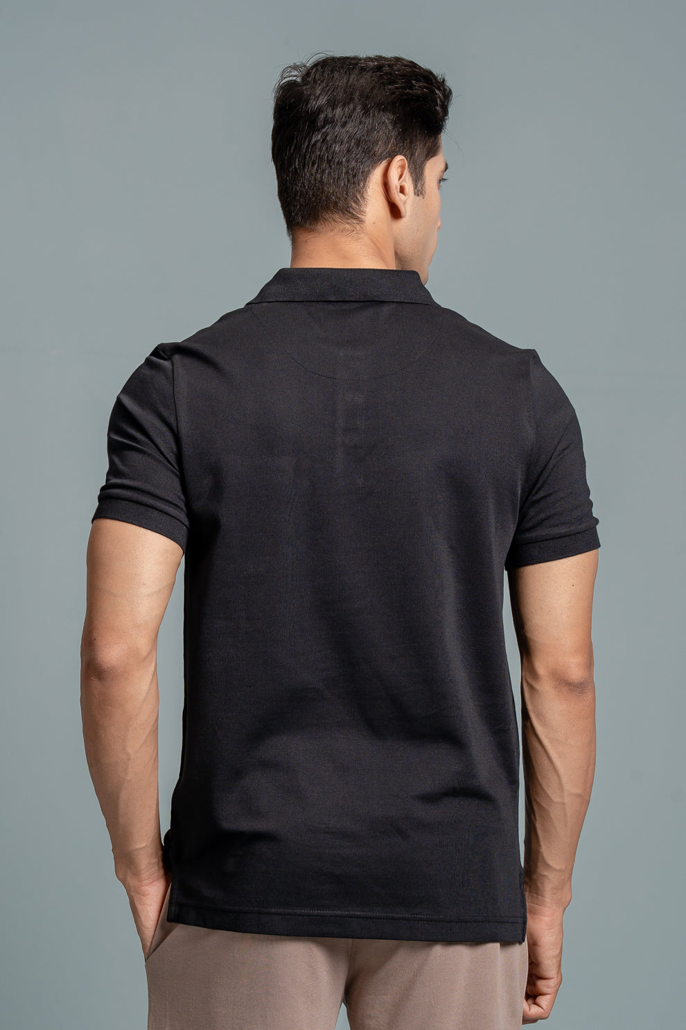 Men Expert Polo Tshirt with Pocket Jet Black EPD14