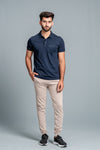 Men Expert Polo Tshirt with Pocket Navy EPD13