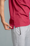 Men Expert Polo Tshirt with Pocket Maroon EP30