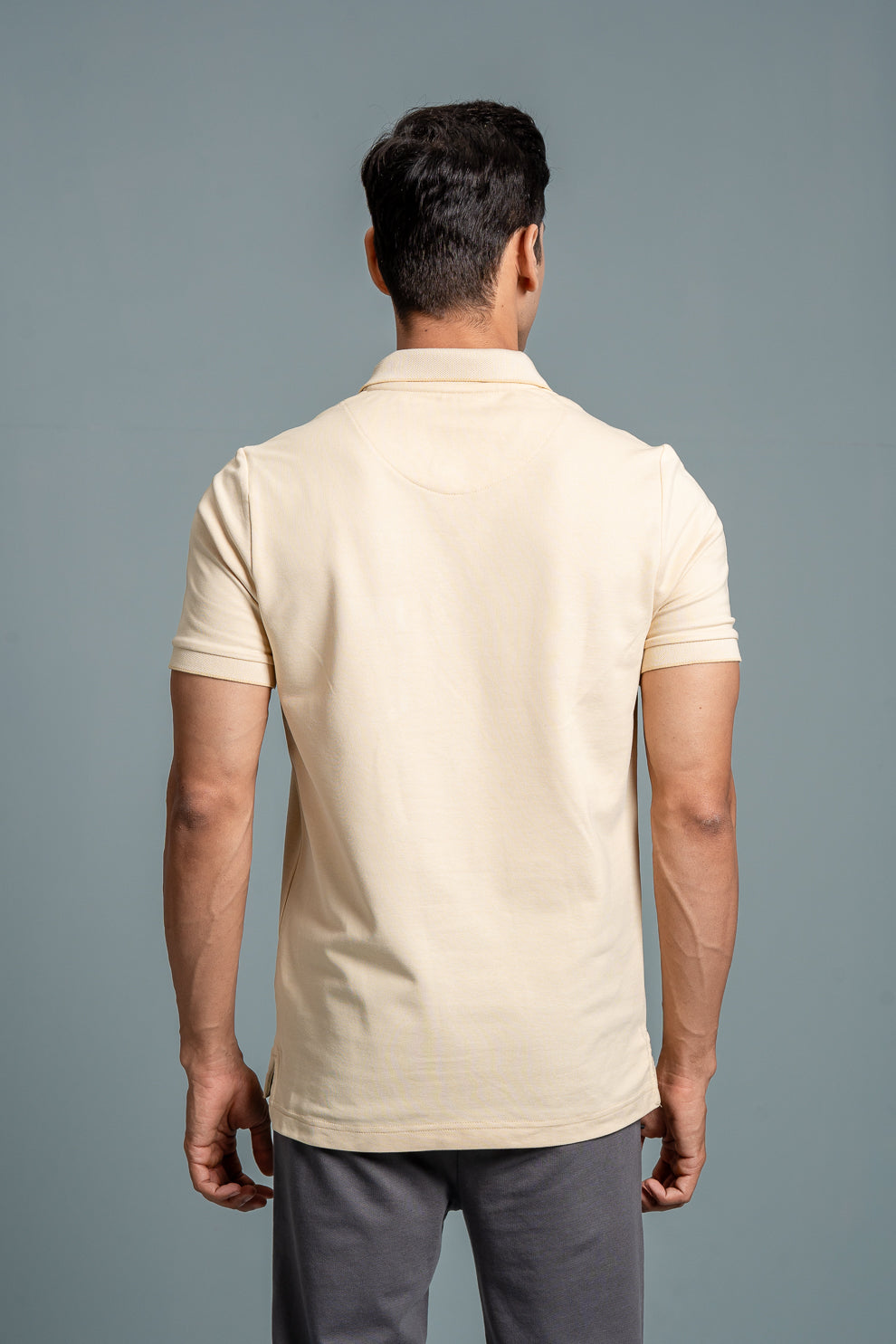 Men Expert Polo Tshirt with Pocket Light Beige EP19