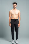 Men Combed Cotton Rich Jogger with Side Pockets Black JP3