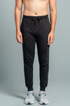 Men Combed Cotton Rich Jogger with Side Pockets Black JP3