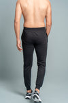 Men Combed Cotton Rich Jogger with Side Pockets Black JP3