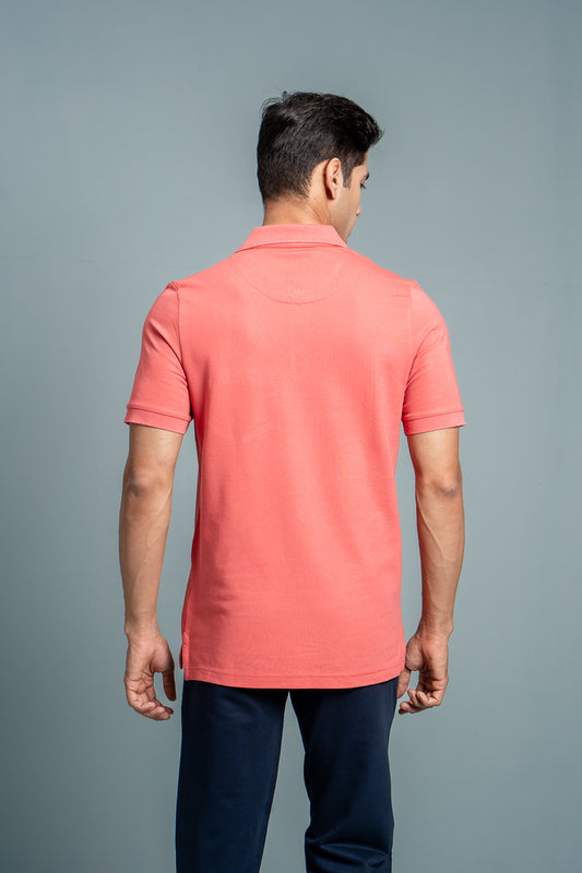 Men Expert Polo Tshirt with Pocket Red EP21
