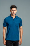 Men Expert Polo Tshirt with Pocket Blue EPD17