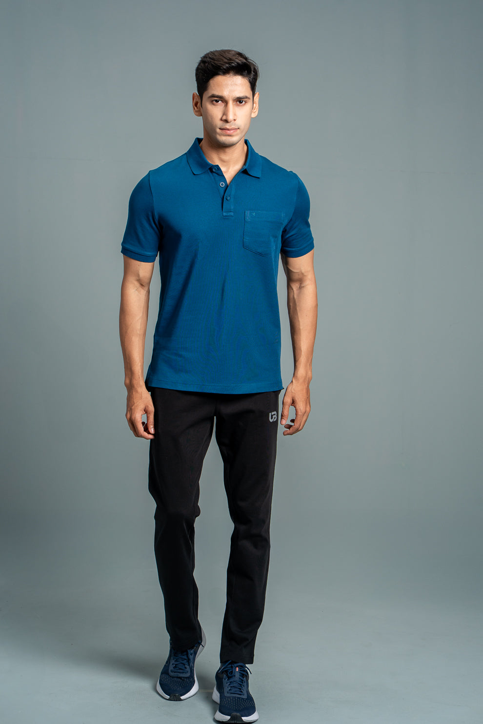 Men Expert Polo Tshirt with Pocket Blue EPD17