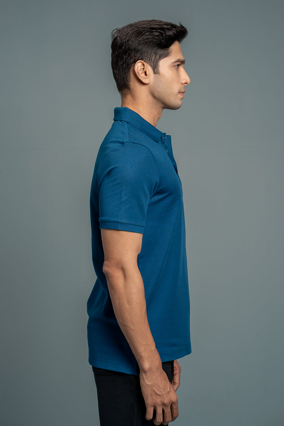 Men Expert Polo Tshirt with Pocket Blue EPD17