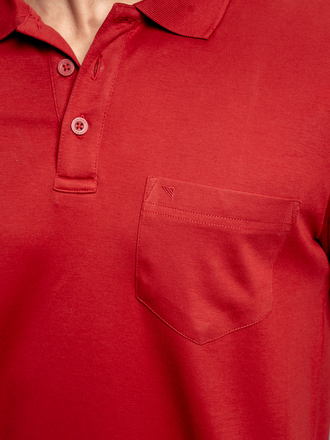 Men's Extra Long Staple Cotton Polo Burgandy