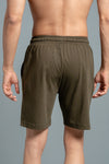 Men Combed Cotton Rich Agile Shorts Olive AGS7