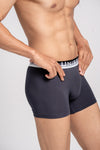 Men TENCEL™ Modal Micro Elastane Stretch Trunk Graphite Grey