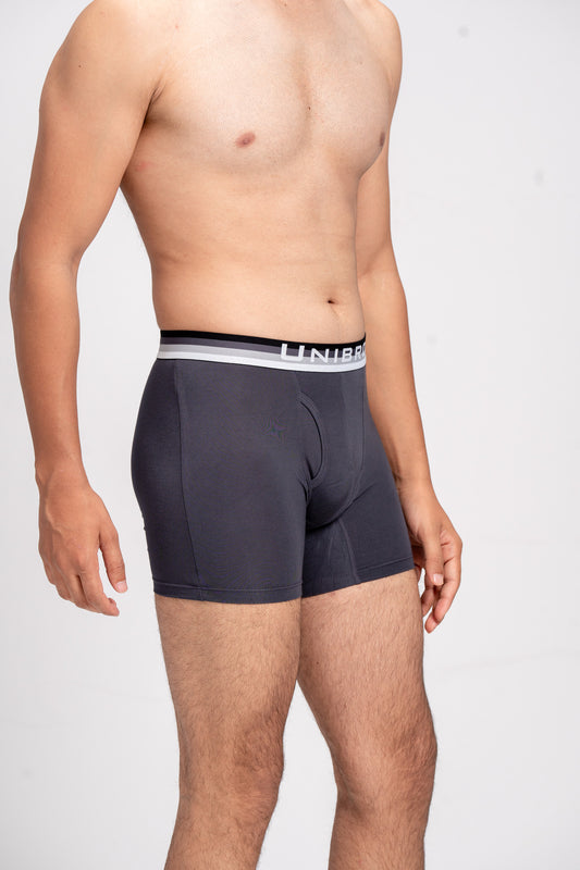 Men TENCEL™ Modal Micro Elastane Stretch Trunk Graphite Grey