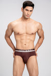 Men TENCEL™ Modal Micro Elastane Stretch Brief Coffee Brown