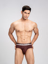 Men TENCEL™ Modal Micro Elastane Stretch Brief Coffee Brown