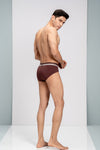 Men TENCEL™ Modal Micro Elastane Stretch Brief Coffee Brown