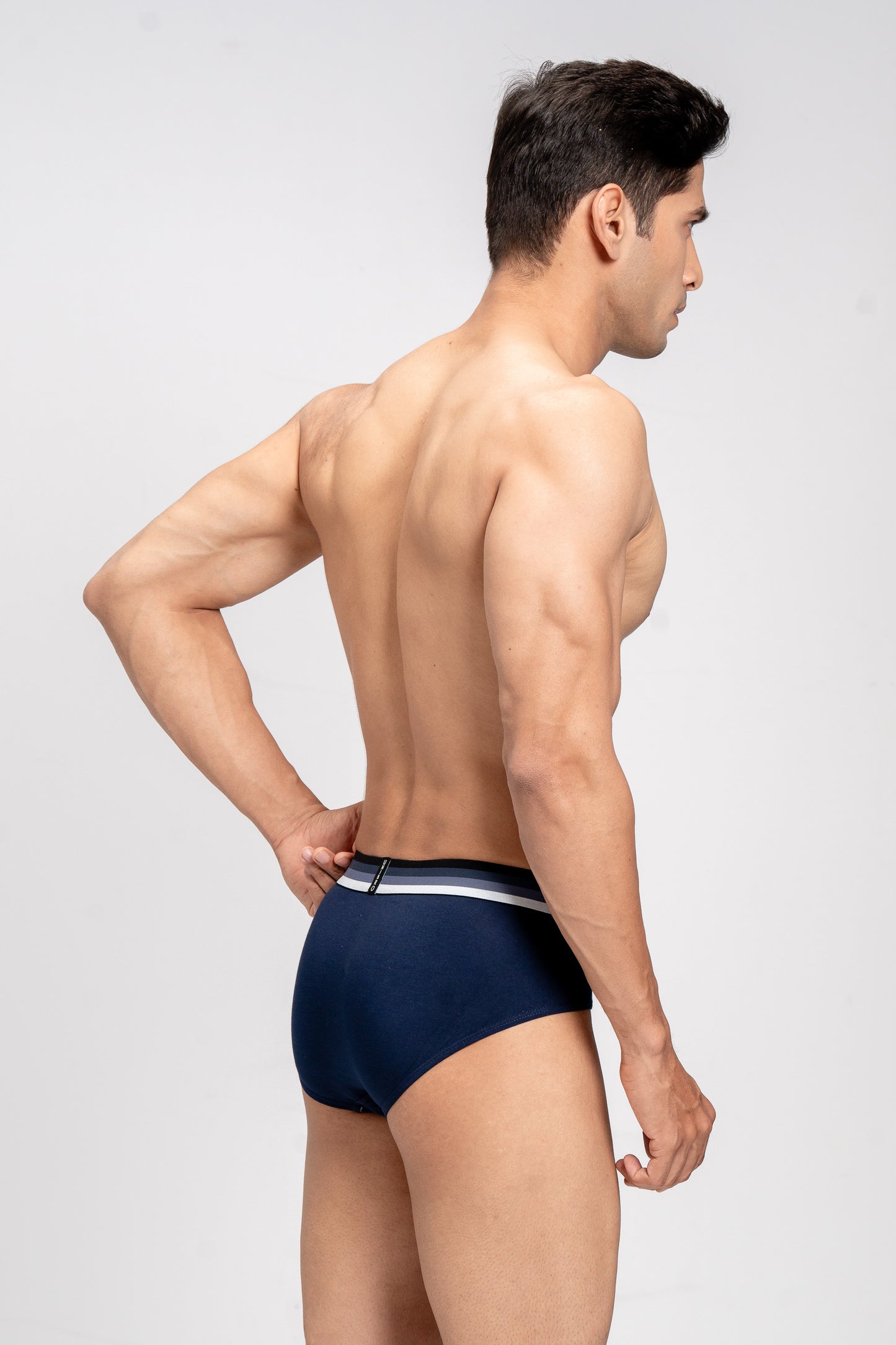 Men TENCEL™ Modal Micro Elastane Stretch Brief Navy
