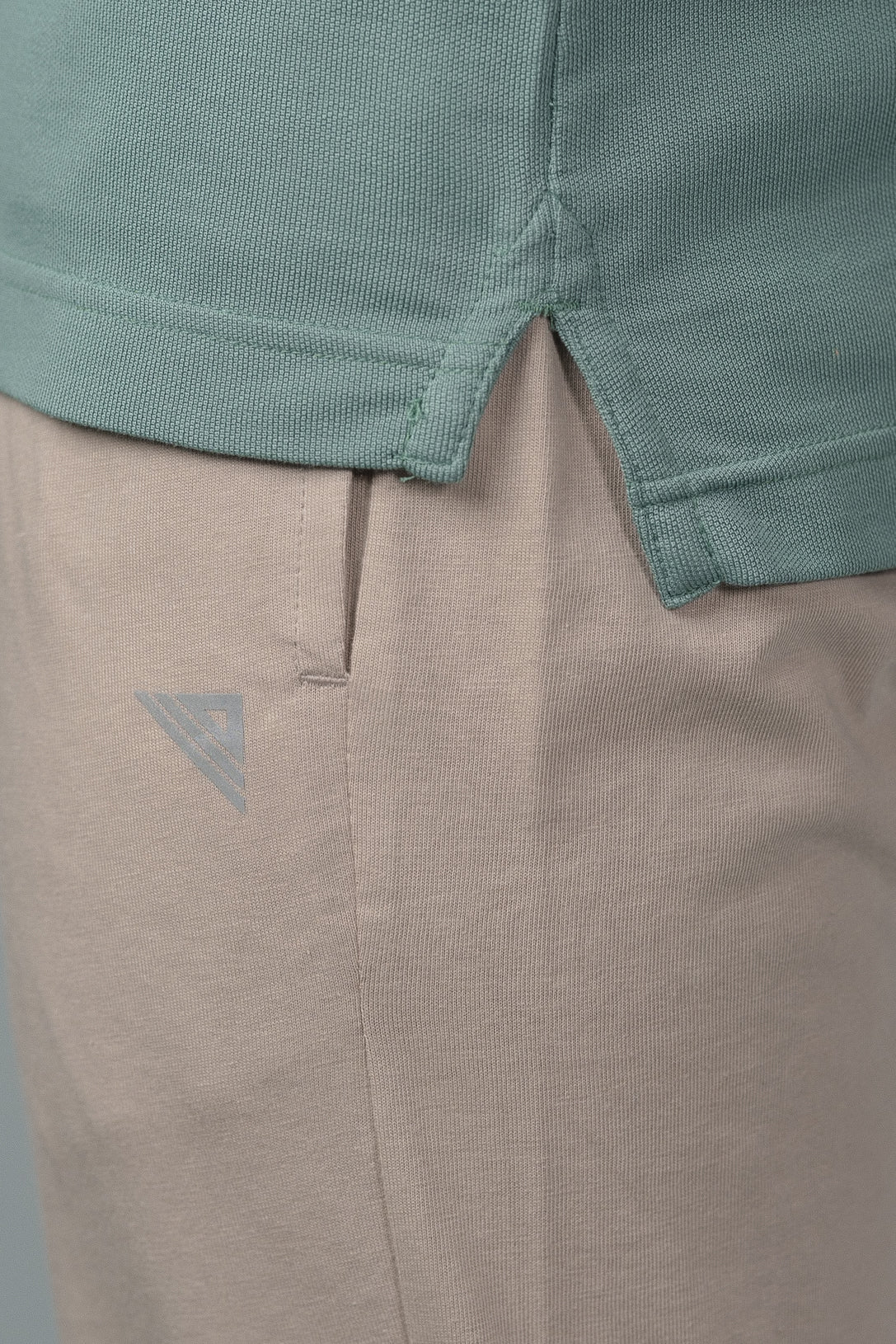 Men's Cotton Rich Pique Polo Sage Green