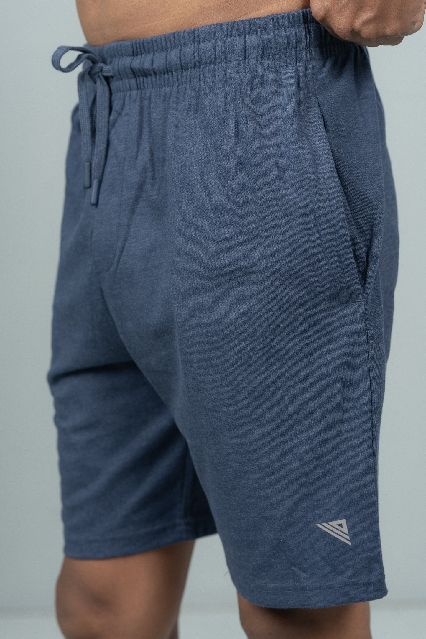 Men Combed Cotton Rich Expert Shorts Denim Blue ES10