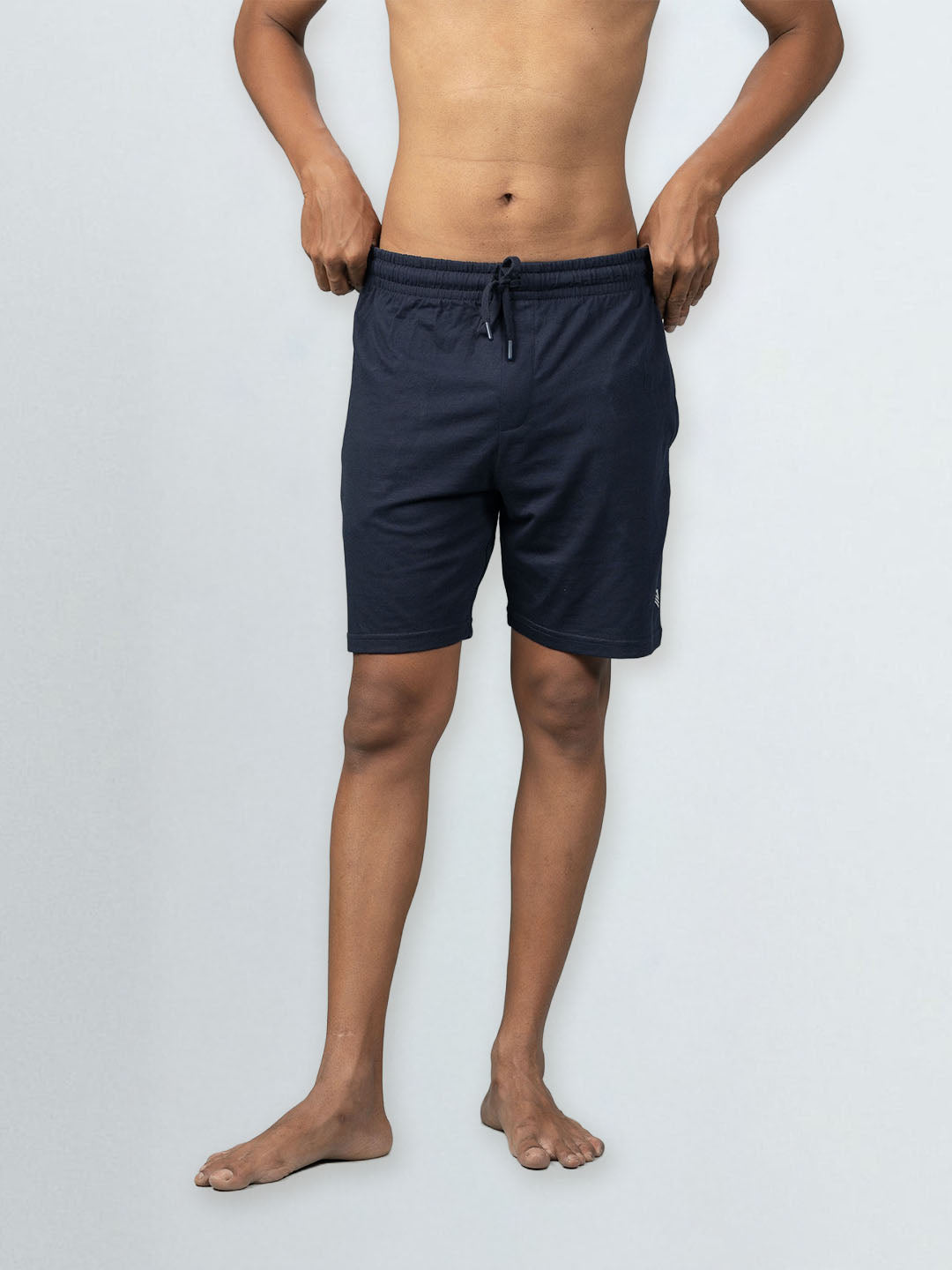 Men's Combed Cotton Shorts Navy