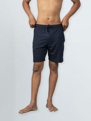 Men's Combed Cotton Shorts Navy