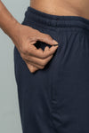 Men Combed Cotton Rich Expert Shorts Navy ES2