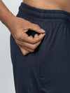 Men's Combed Cotton Shorts Navy
