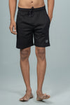 Men Combed Cotton Rich Agile Shorts Black AGS3