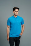 Combed Cotton Rich Polo Blue